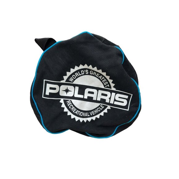 RARE Vintage POLARIS Snowmobile ATV Duffle Equipment Gear Bag 32”x14”x14” Large - Picture 4 of 9